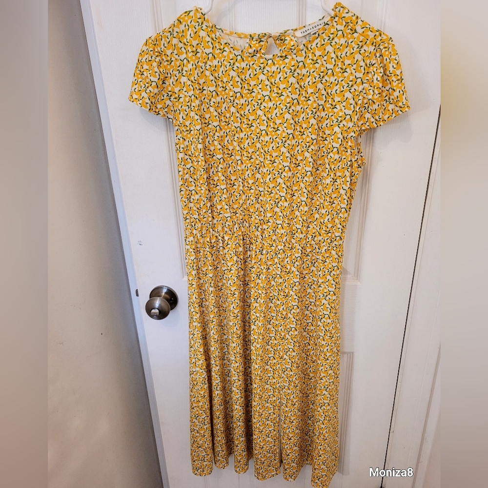 Yellow Floral Dress